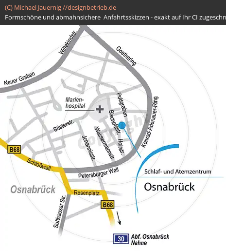 Anfahrtsskizze Osnabrück Löwenstein Medical GmbH & Co. KG (117)