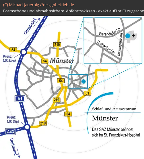 Anfahrtsskizze Münster Löwenstein Medical GmbH & Co. KG (143)