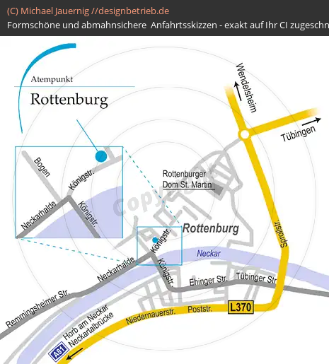 Anfahrtsskizze Rottenburg Löwenstein Medical GmbH & Co. KG (145)