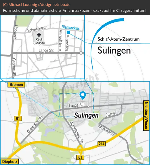 Anfahrtsskizze Sulingen Schlaf-Atem-Zentrum | Löwenstein Medical GmbH & Co. KG (634)