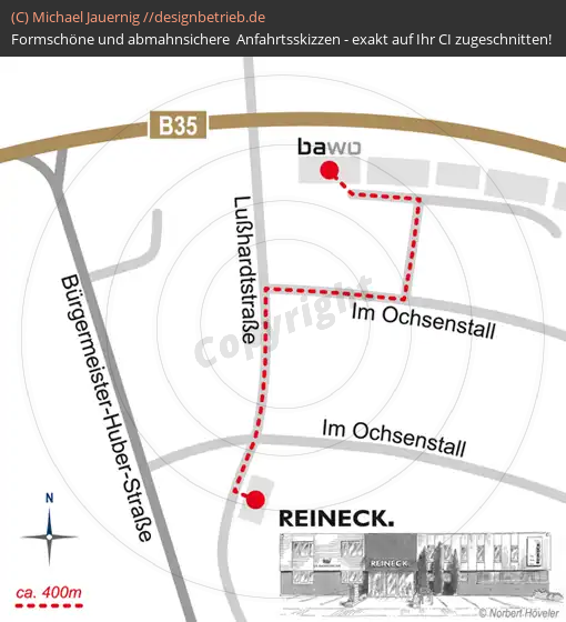Anfahrtsskizze Karlsdorf REINECK. (686)
