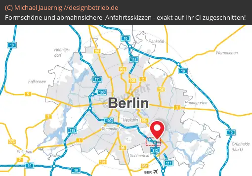 Anfahrtsskizze Berlin Übersichtskarte | Fa. Gegenbauer (796)