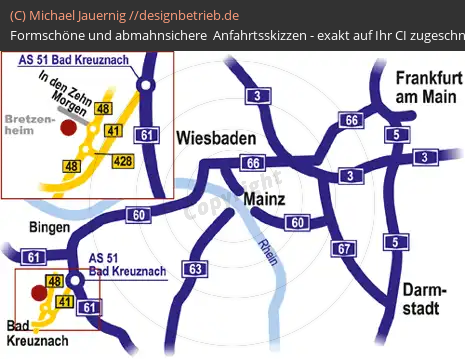 Anfahrtsskizze Bretzenheim / Bad-Kreuznach BUSCH MICROSYSTEMS CONSULT GMBH (91)